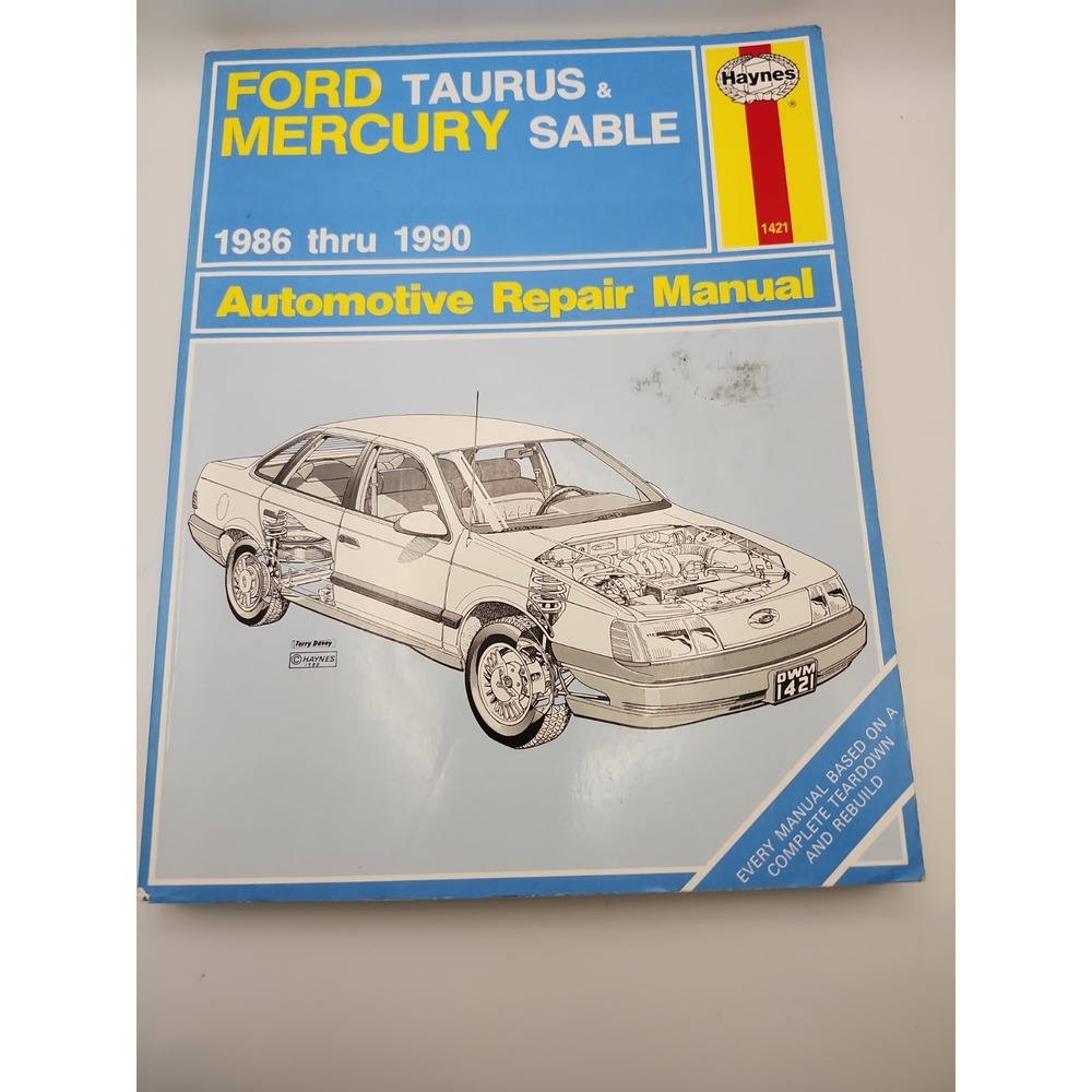 1986-1991 Ford Taurus & Mercury Sable Haynes‎ Repair Manual  1421